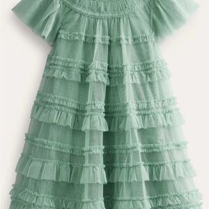 Boden Kids Dress in Mint Green